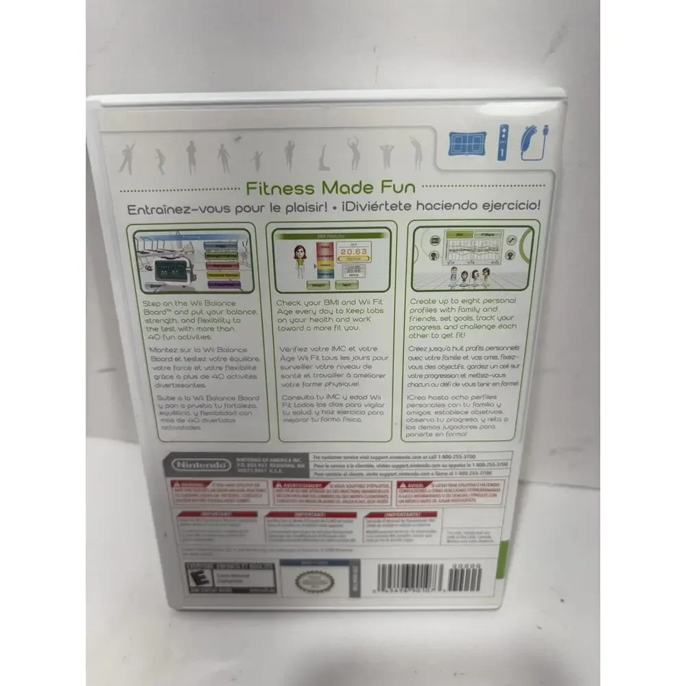 Wii Fit Game Org Pkg‎ W/Instructions Nintendo (Game Disc Only No Board )
